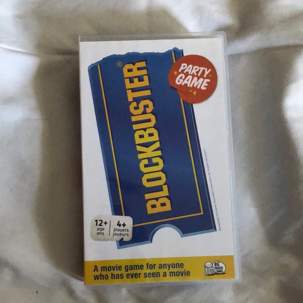 Blue Board Game VHS Style